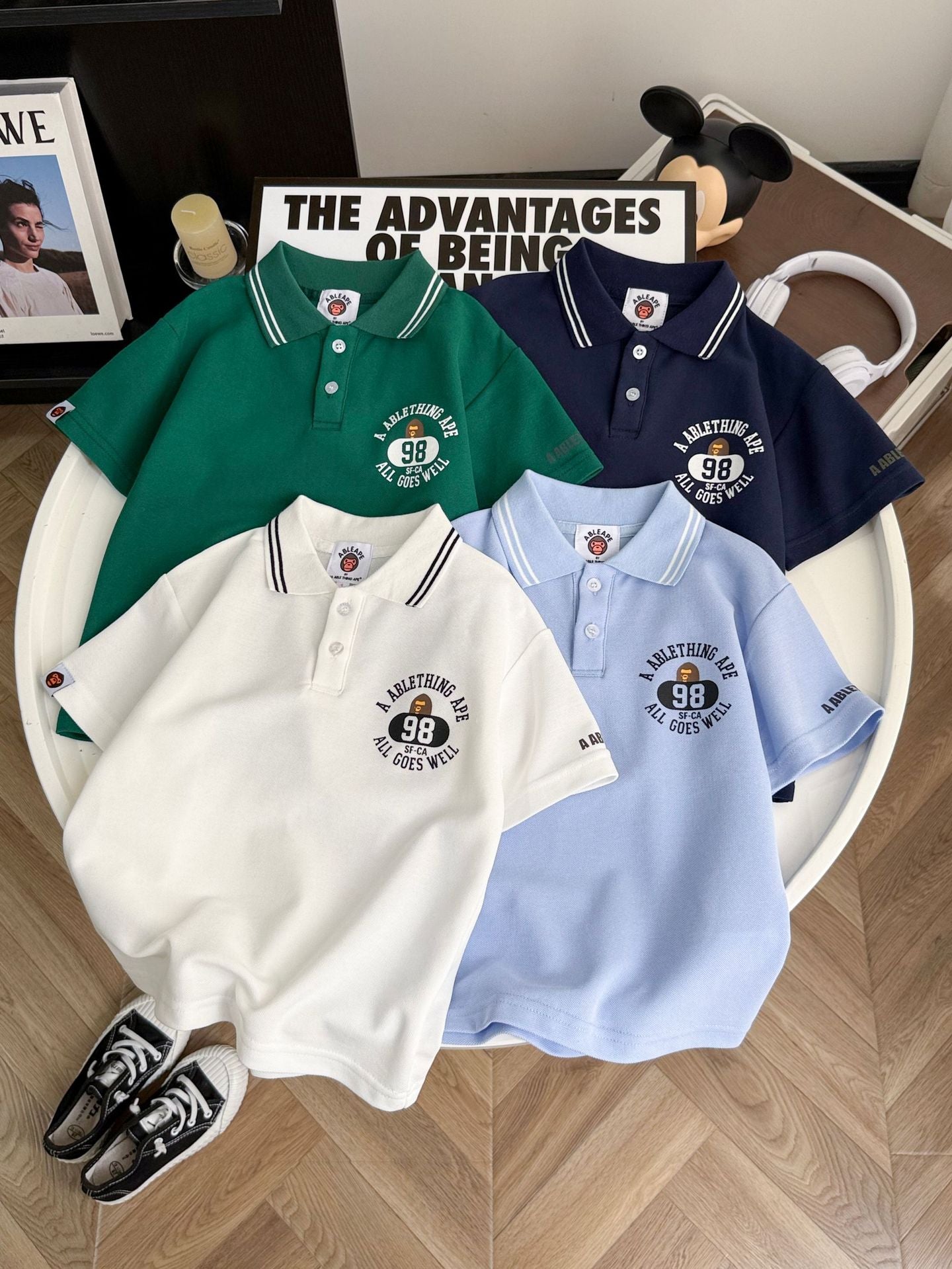 Children's Summer Casual Sports Short-sleeved Shirt Korean Children's T-shirt