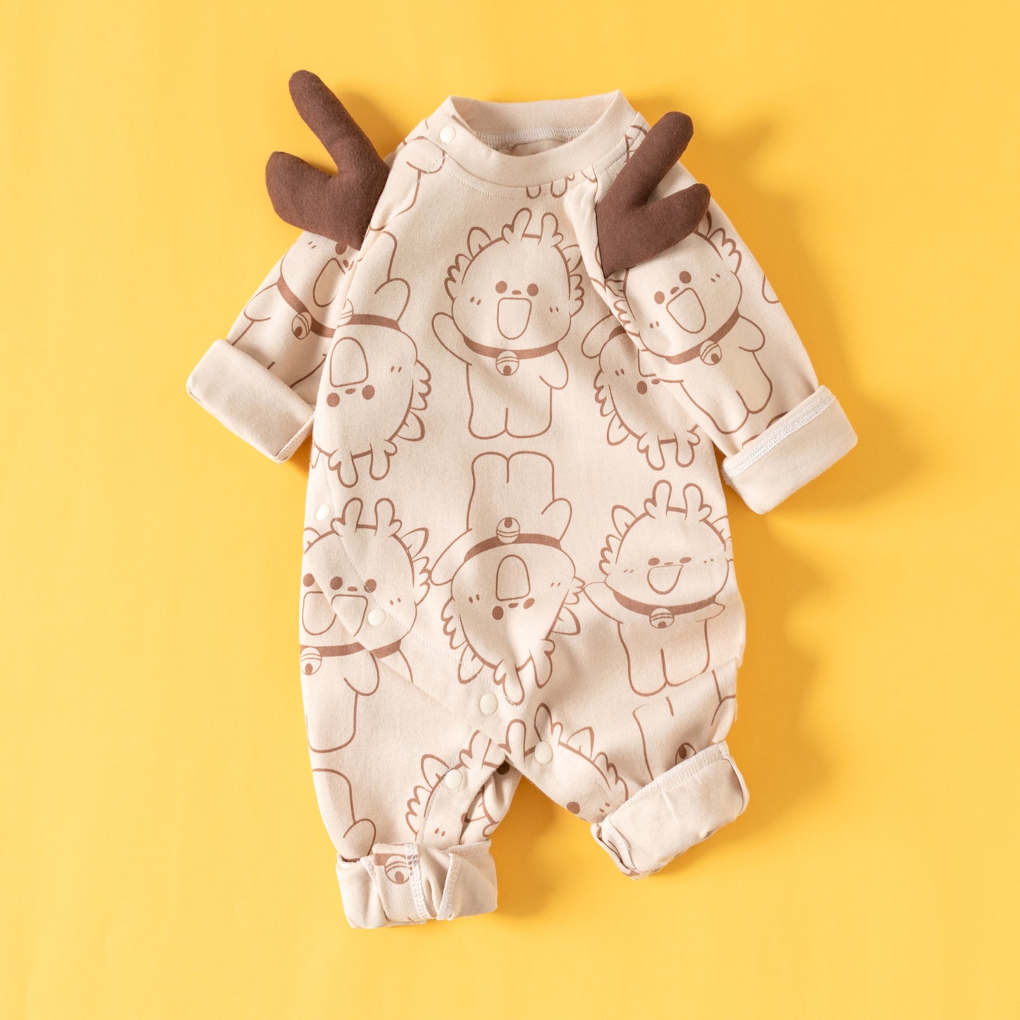 Yo-yo Jumpsuit Romper Cotton Long Sleeve Toddler Jumpsuit, Climbing Suit