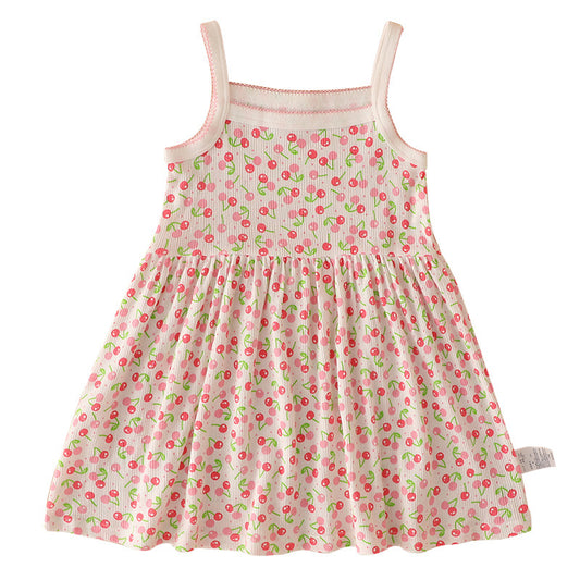 Pure Cotton Class Sweet Skirt Breathable Children's Dress