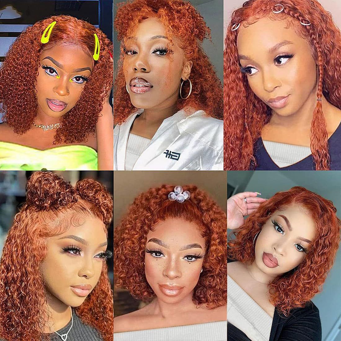 Fashion Front Lace Hand Wrapped Small Head Cover Wig Short Curly Hair