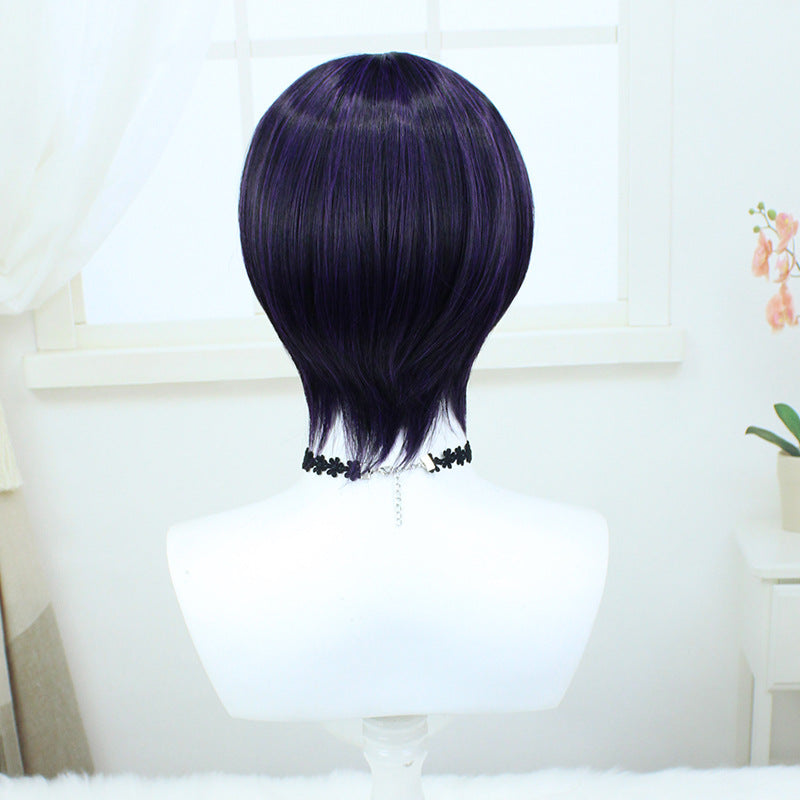 Feeling Face Repair Fiber Hair Short Scalp Cos Wig