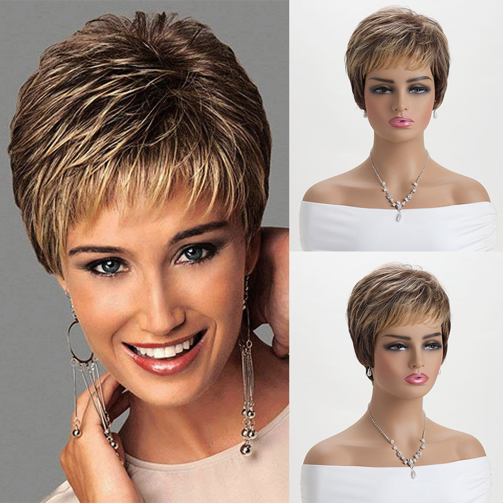 Classic Popular Women's Fashion Synthetic Wigs Wig Short Curly Hair
