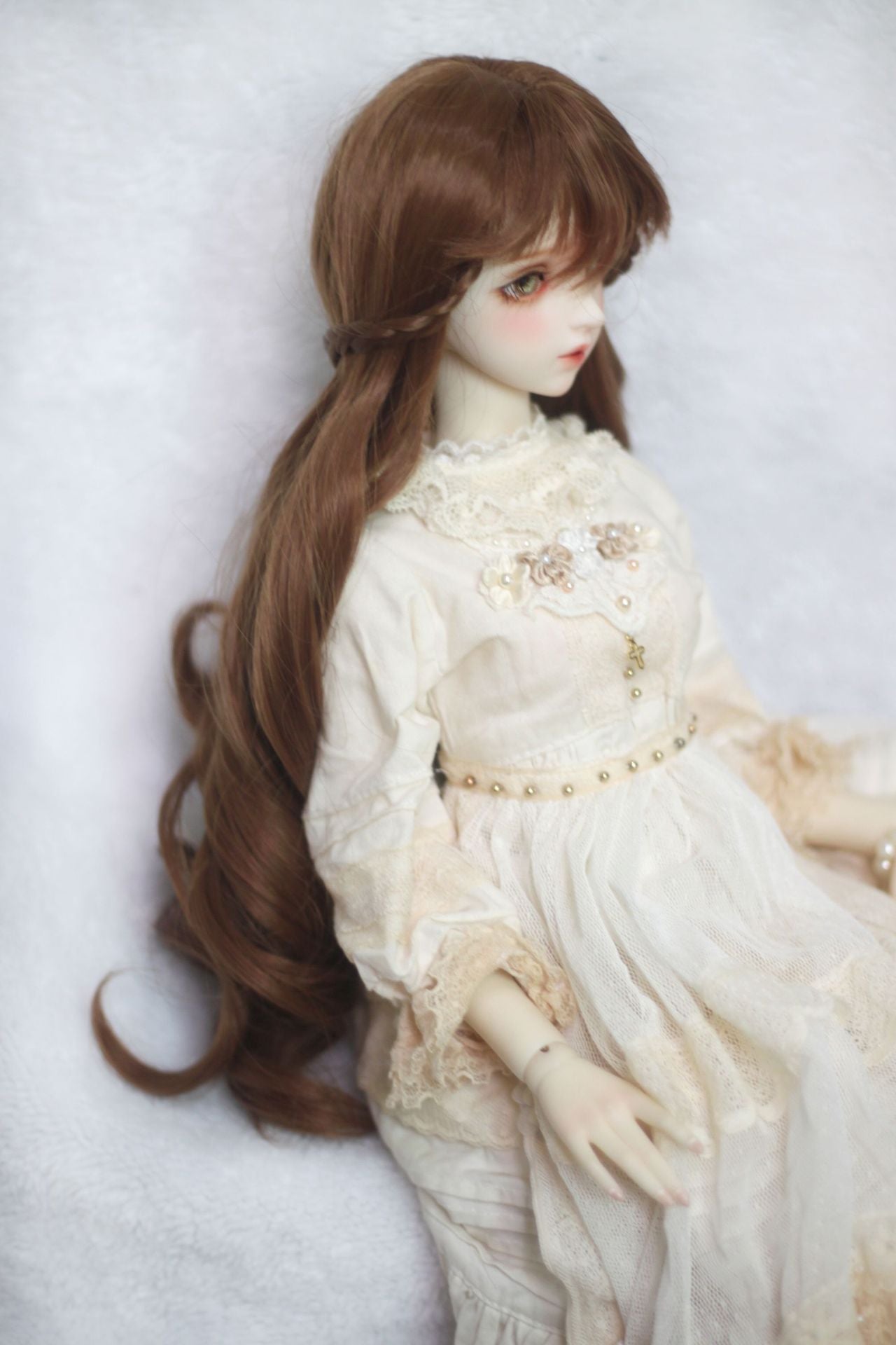Bangs Long Curly Hair Daily Two-dimensional Ye Cos Wig