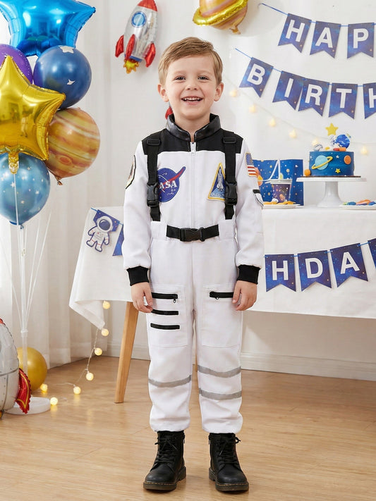 Children's Space Halloween Astronaut Costume Festival Party Children's Suit