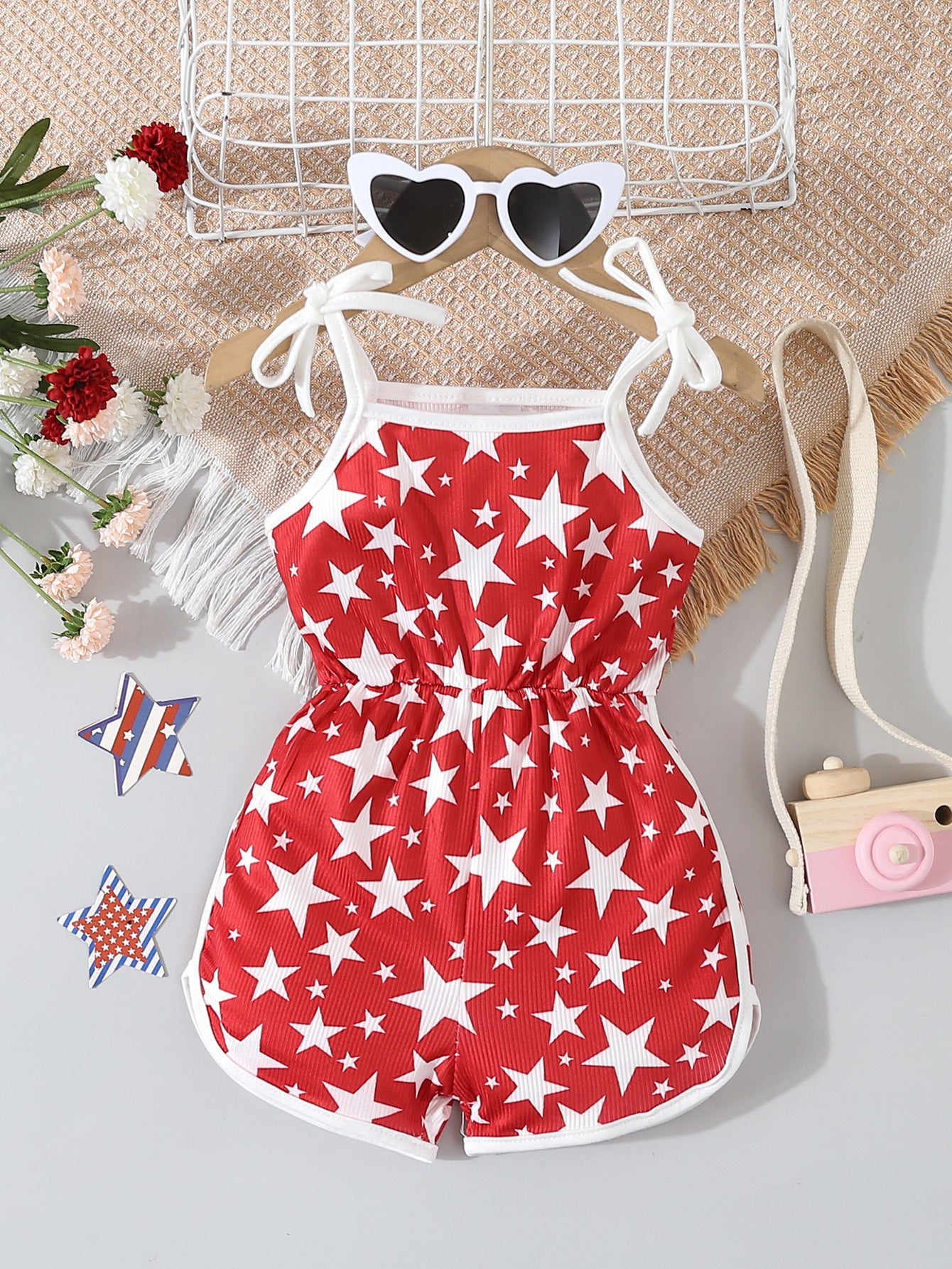 Summer Independent Day Jumpsuit Infant Comfortable Jumpsuit, Climbing Suit