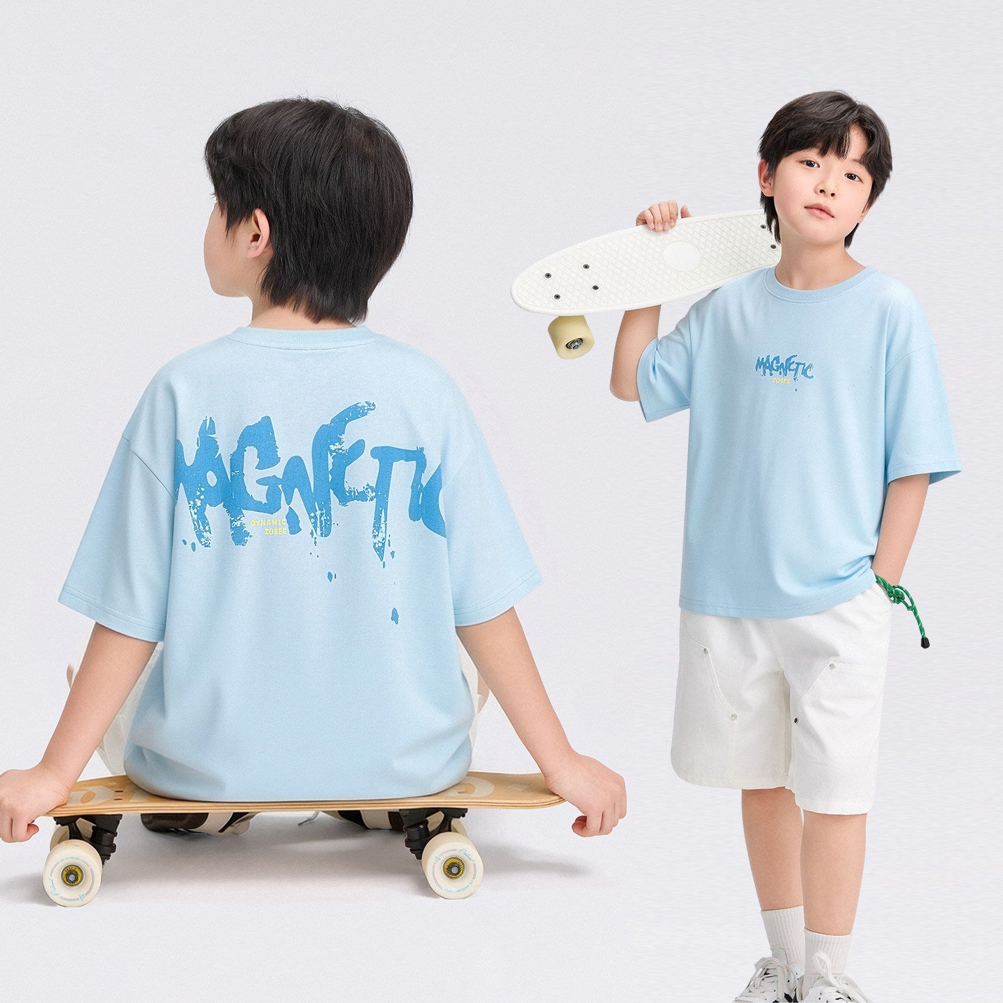 Children's Clothing Paper Quick Drying Clothes Short-sleeved Boy Teen Summer Top Children's T-shirt
