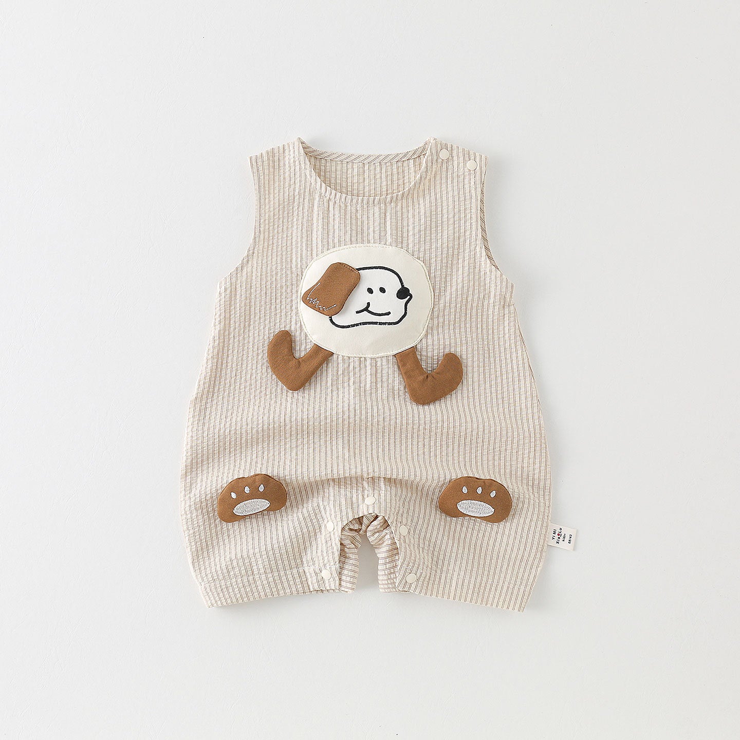 Children's Clothes Summer Jumpsuit Born Cute Cartoon Sleeveless Rompers Clothing Jumpsuit, Climbing Suit