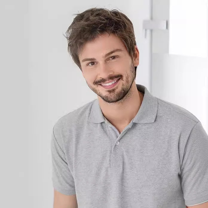 Men's Short Hair Fluffy Fiber Chemical Men's Wig