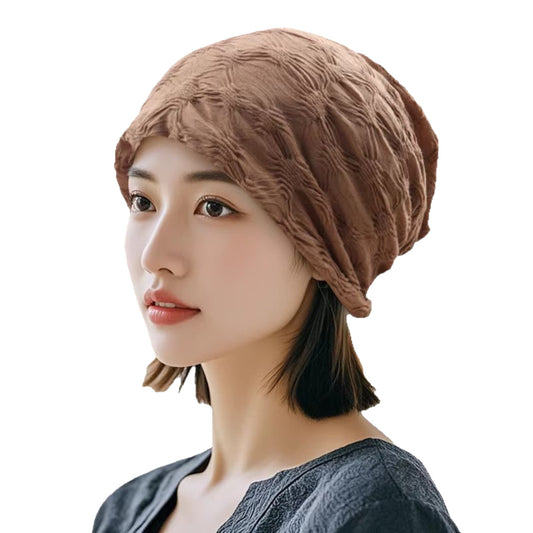 Hat Integrated Toque Pile Heap Cap Wig Short Straight Hair