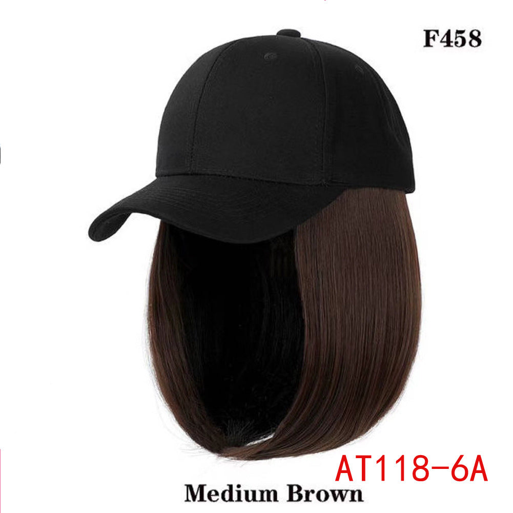 Women's Hat Short Hair One-piece Peaked Cap Summer Other Wig