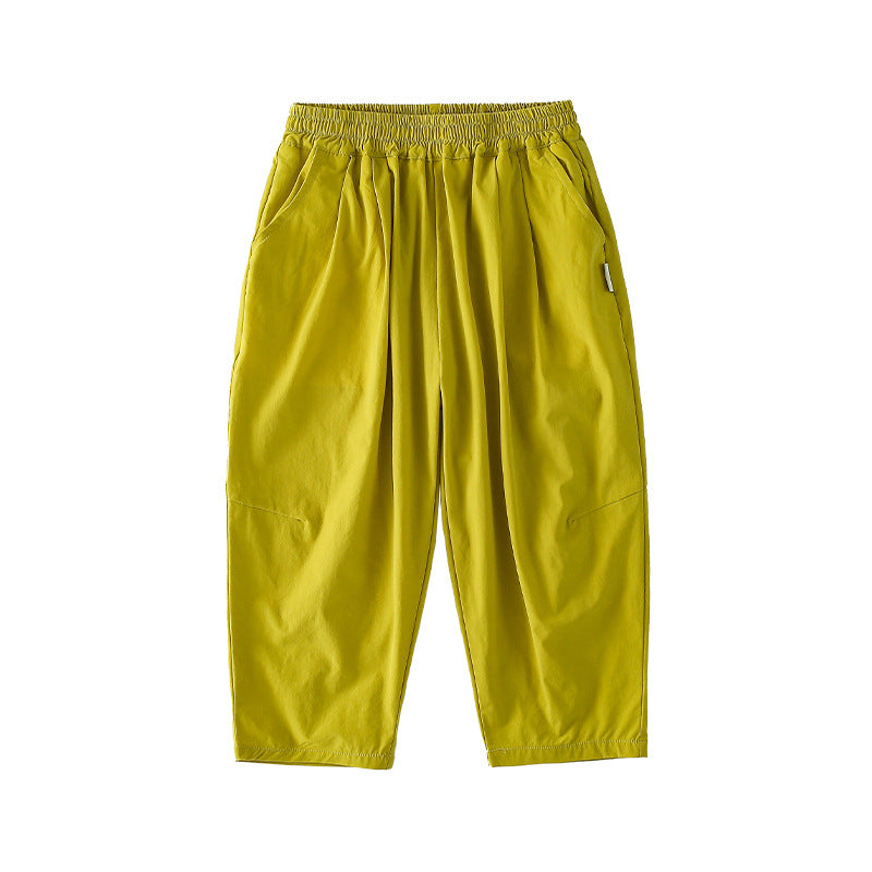 Children's Sun Protection Cotton Hall Ankle Length Children's Pants