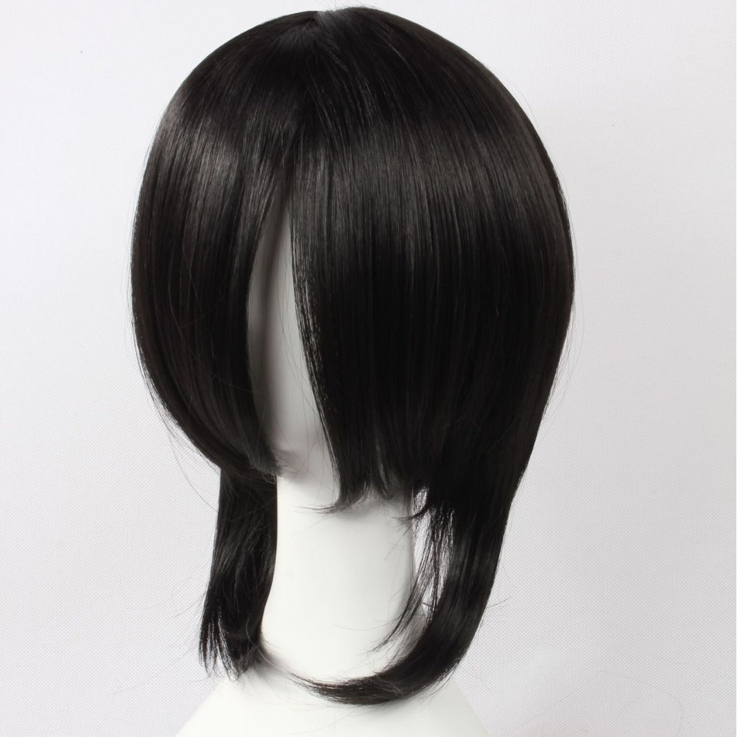 Wide Silk Black Butler Sebastian Night Wind Rain Other Wig