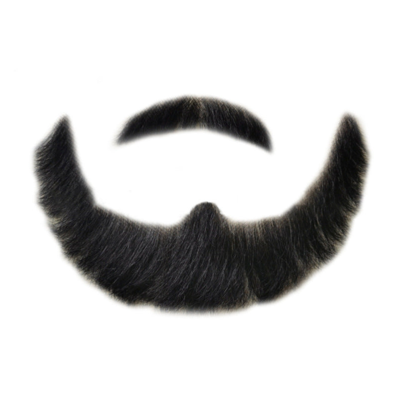 Men's Film Television Makeup Beard Props Real Human Hair Simulation Tin Other Wig