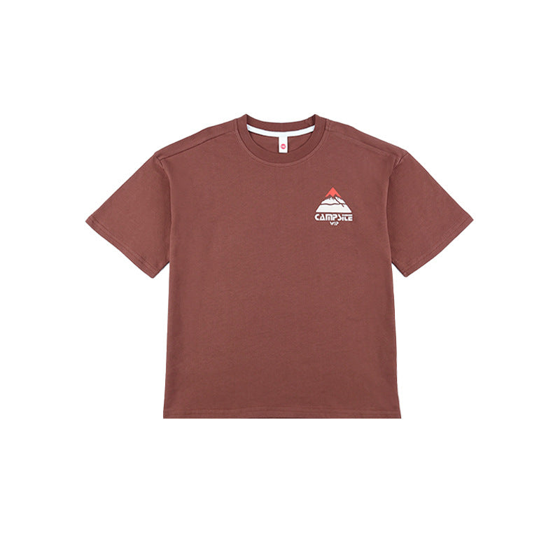Children's Short-sleeved Mountain Clothing Summer Outdoor Sports Breathing Cotton Teens Short Children's T-shirt
