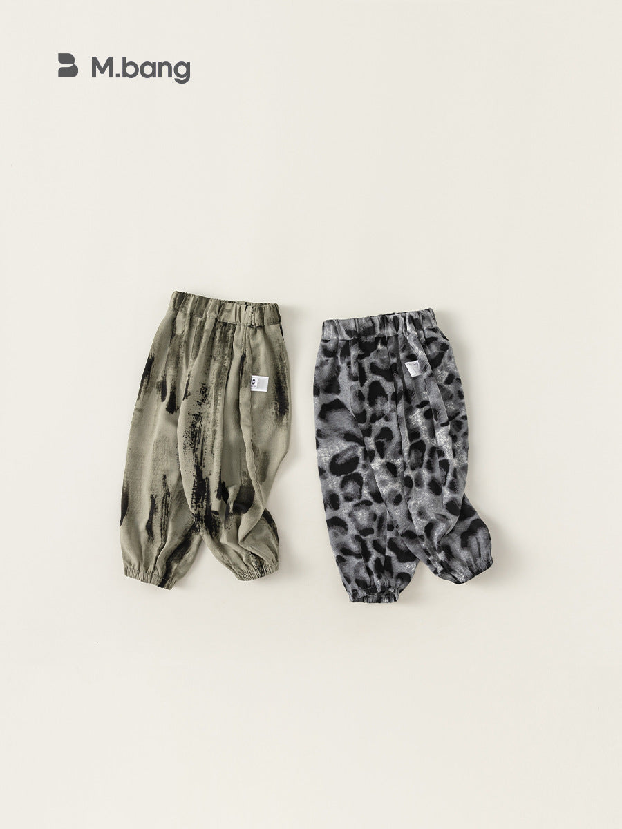Children's Summer Clothing Ink Casual Air Conditioning Boys Anti Mosquito Children's Pants