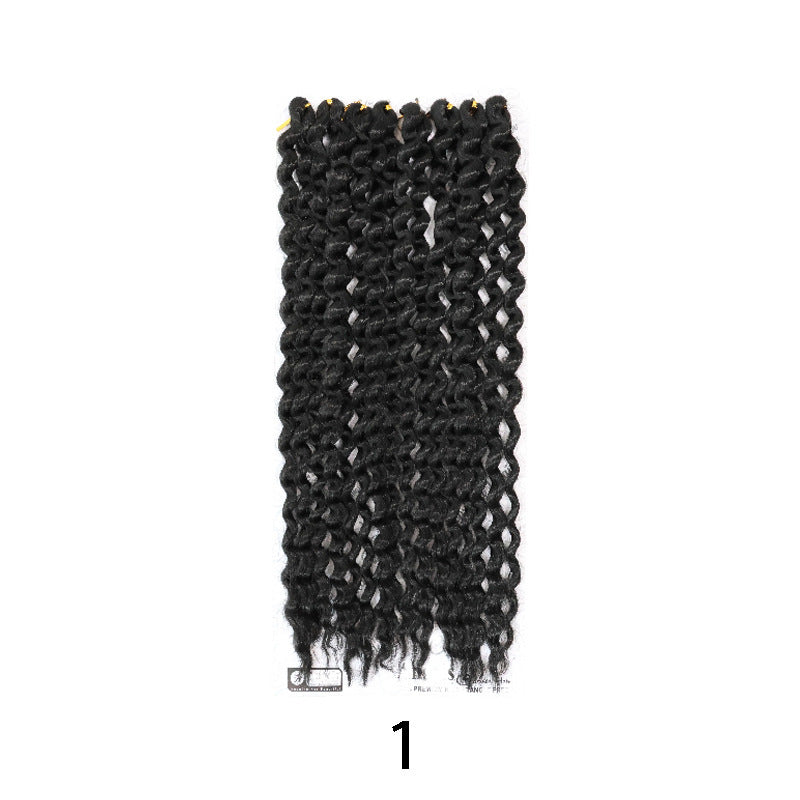 Popular New African Chemical Fiber Source Wig Long Curls