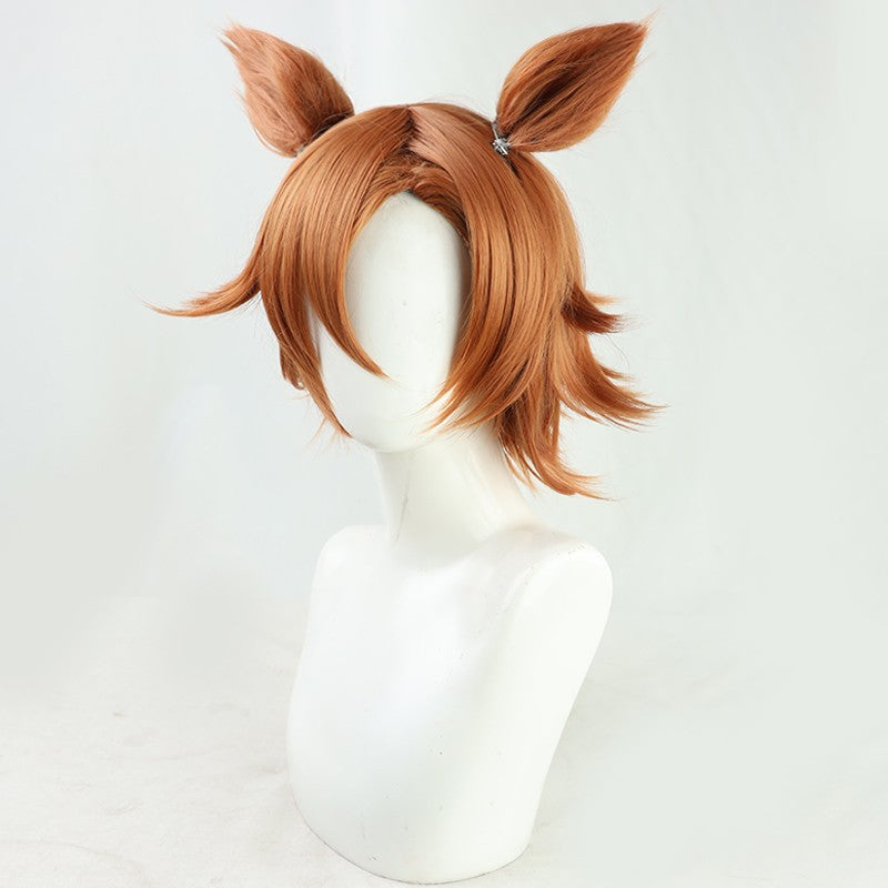 Free Man Horse Racing Good Opera With Ears Cos Wig