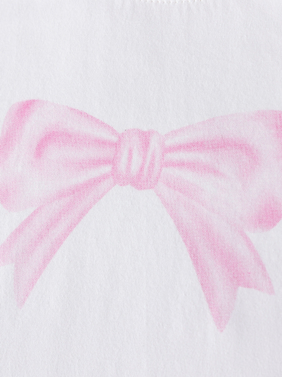 Women's & Children's Summer Cute Bow Clothing Children's Suit