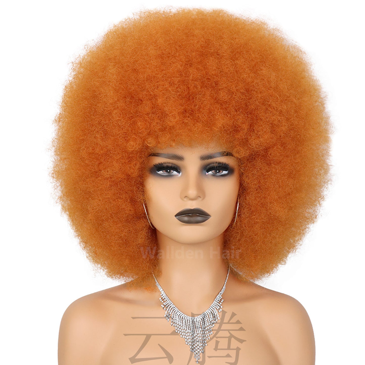 Color Second African Afro Fluffy Small Wig Short Curly Hair