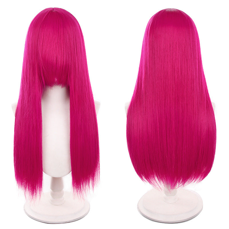 Universal Long Straight Weight Shape Head Cos Wig