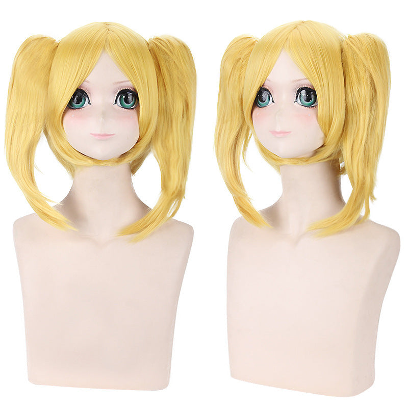 Mirror Sound Simulation Sister Lengthened Board Double Son Meltdown Bell Cos Wig