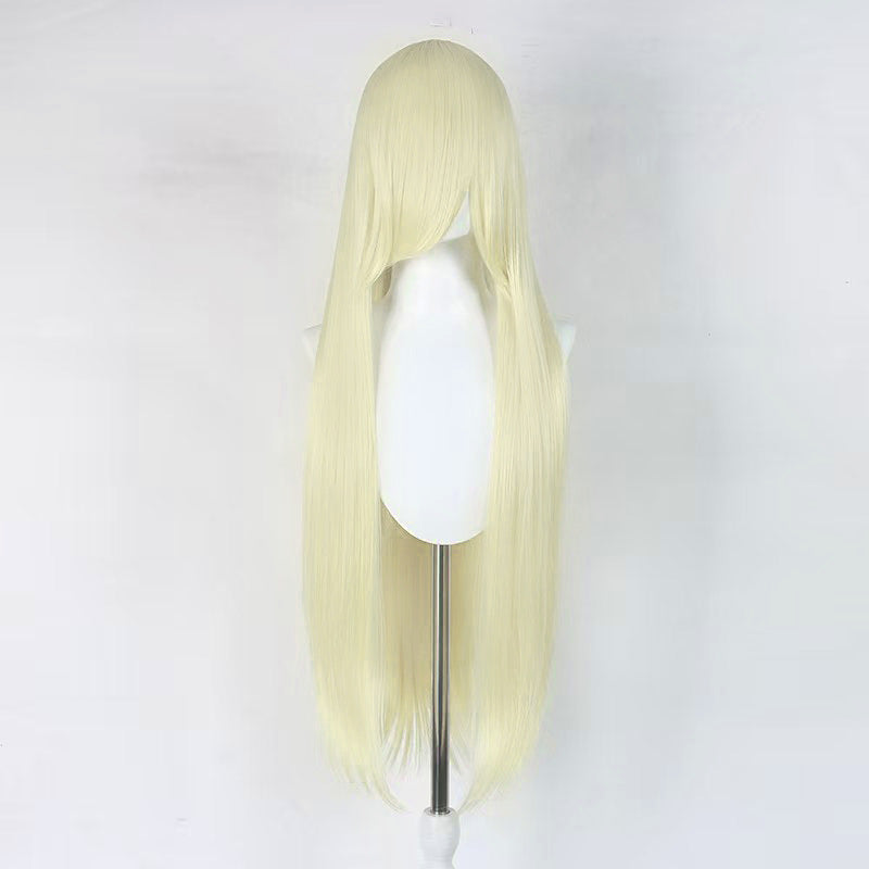 Straight Hair Rose Internal Net Simulation Scalp Secondary Element Cos Wig