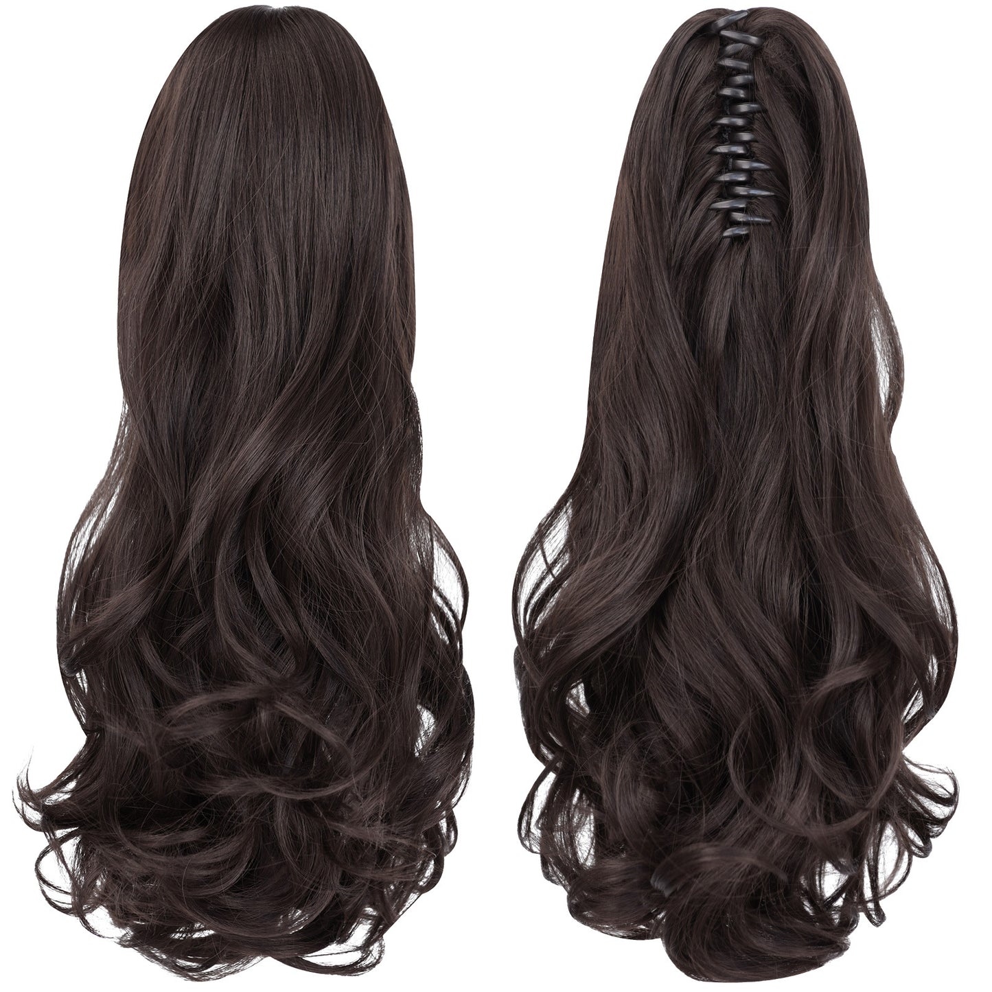 Tiger Mouth Grip Female Double Ladies Wig Ponytail