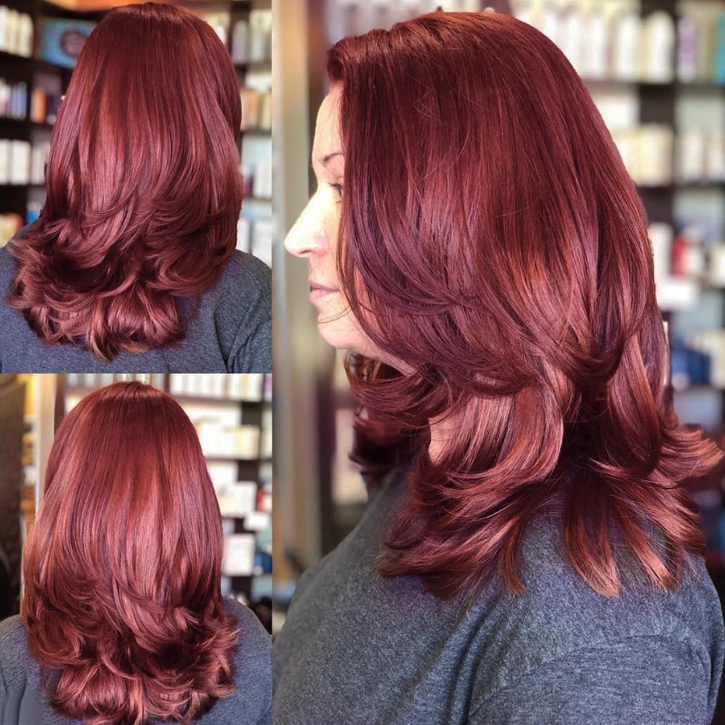 Female Curly Hair Bangs Golden Sheath Wig Long Curls