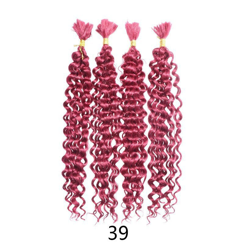 Large Volume African Chemical Fiber Crochet Wig Long Curls