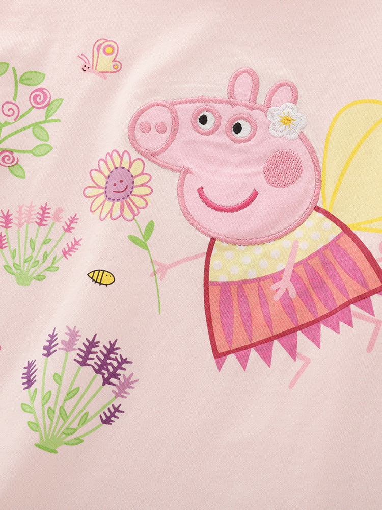 Children's Cotton Pig Page Summer Top Clothing Price Children's T-shirt