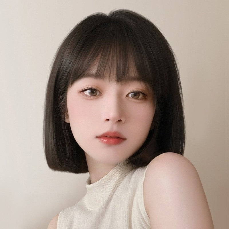 Women's Comic Fashion Style Daily Wave Tail Rose Net Wig Short Curly Hair