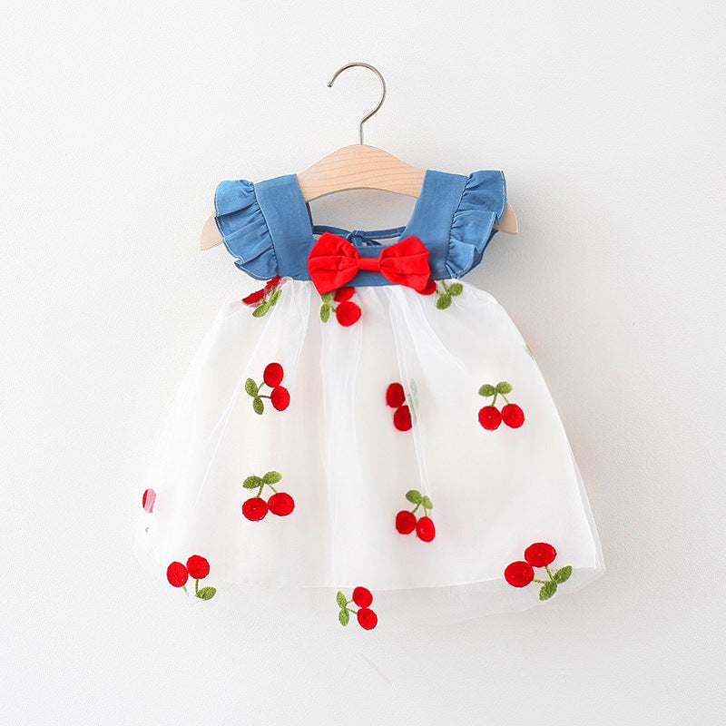 Women's Summer Princess Tulle Tutu Fashion Sundress Children's Dress