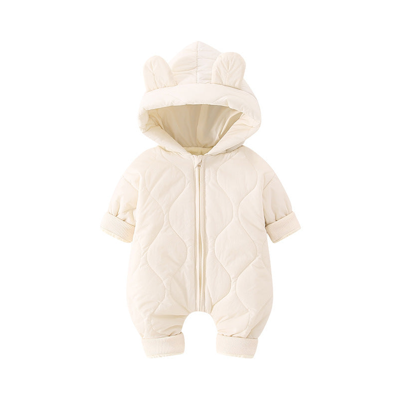 Clothes For Babies Jumpsuits Born Jumpsuit Thickened Cotton Padded Coat Jumpsuit, Climbing Suit