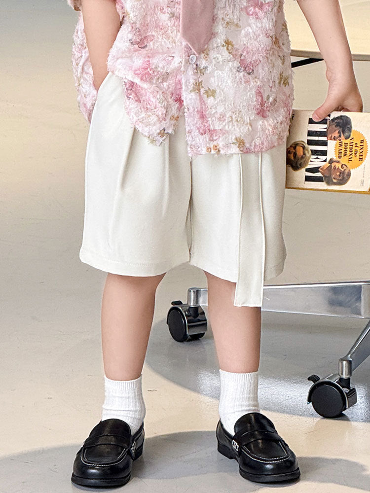 Children's Western Style Fashion Shorts Two-piece Thin Children's Shirt