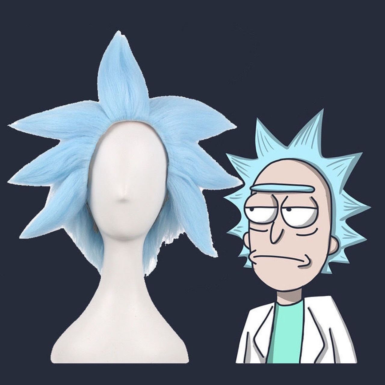 Popular Pretty Versatile Creative Durable Rick Cos Wig