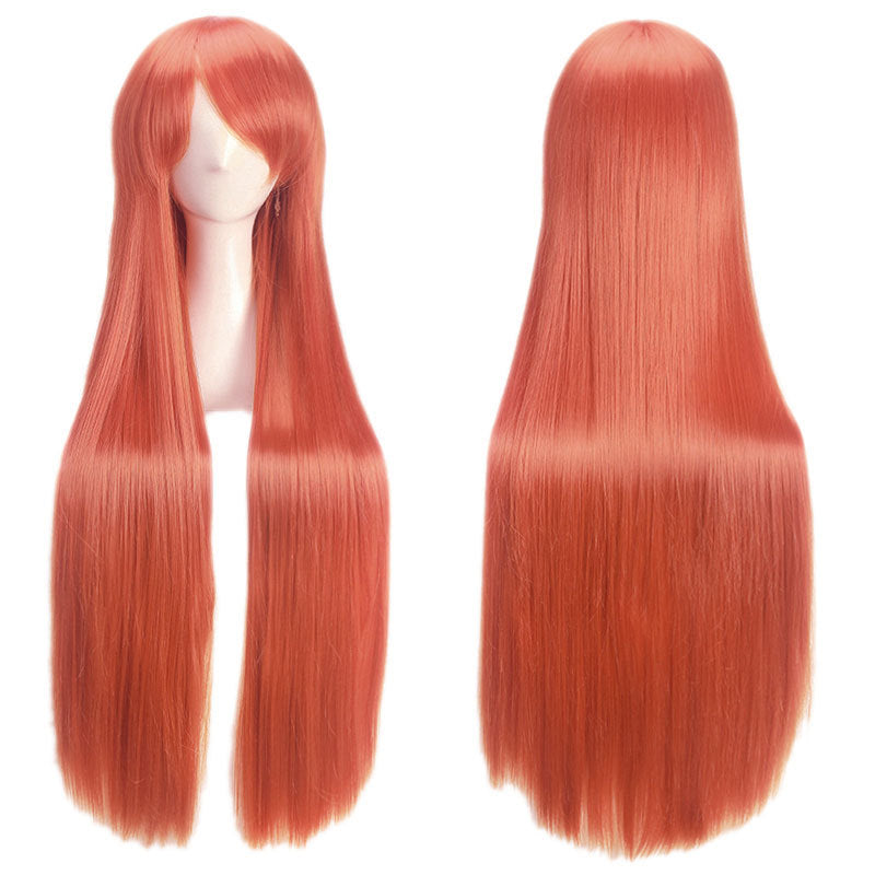 Classic Universal Color Hair Anime Fiber Long Straight Wig