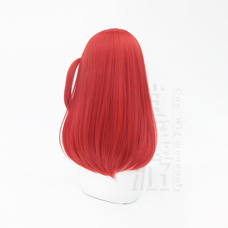 Travel Lonely Rock Yu Red Side Cos Wig
