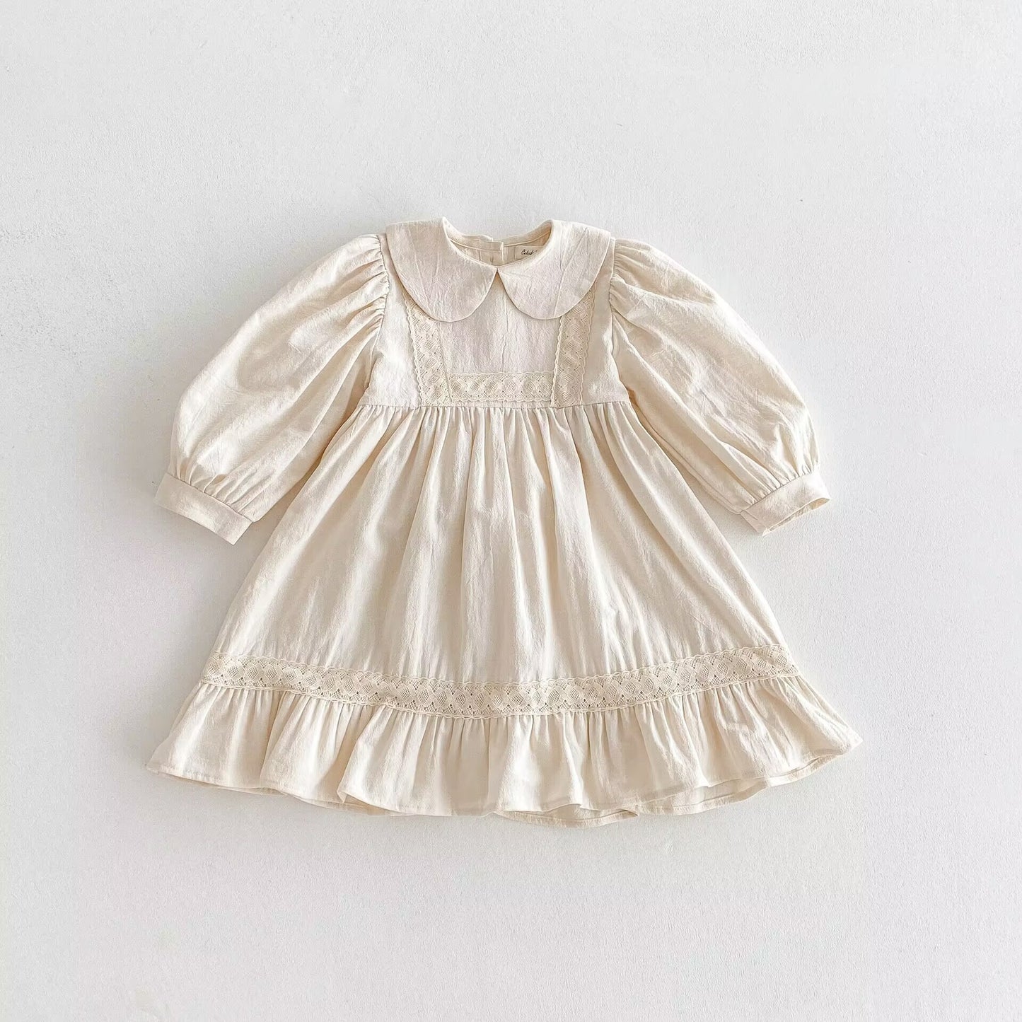 Bow Backless Princess Lolita Ruffled Skirt Children's Dress