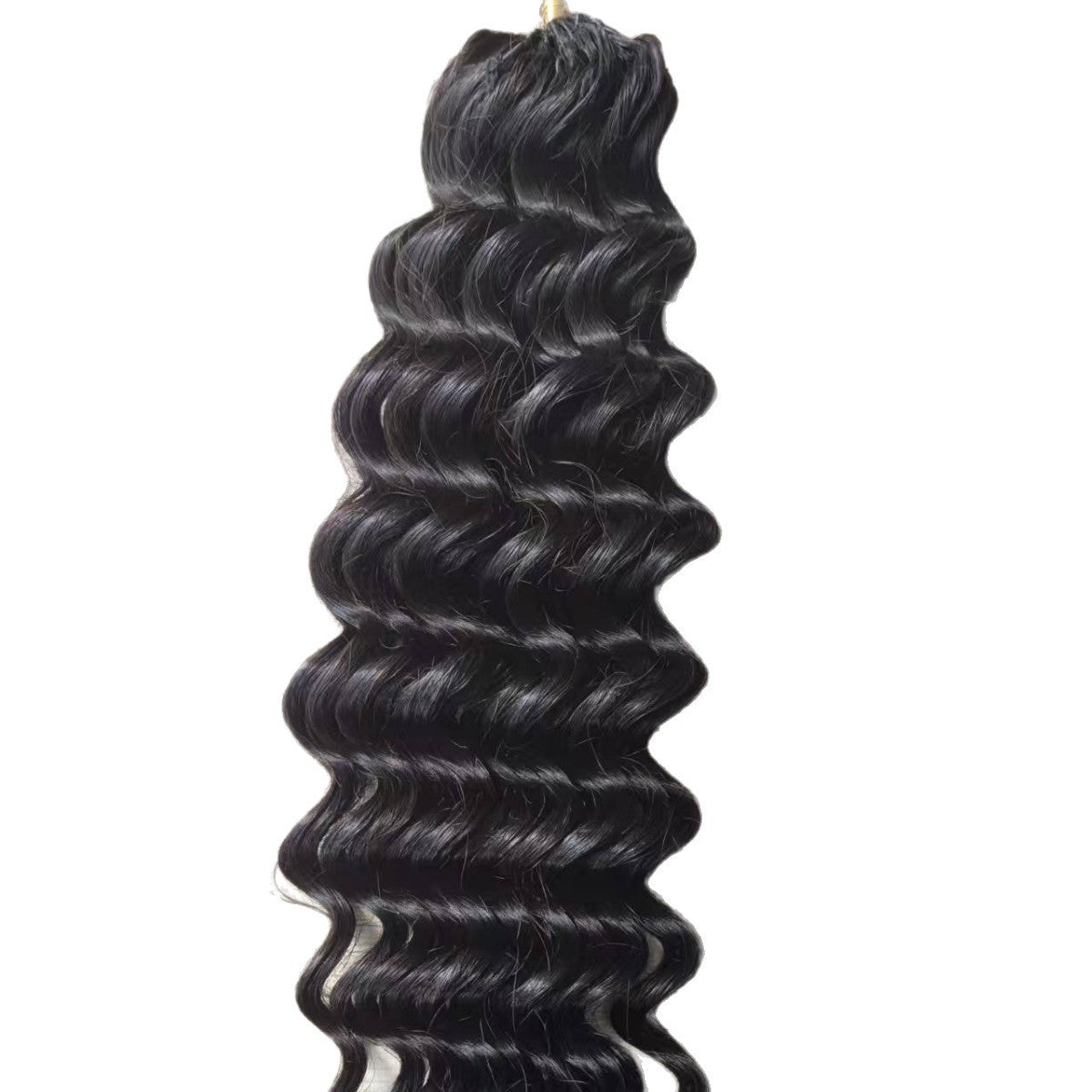 Glamorous Crochet Hair Extension Feather Human Wig Long Curls