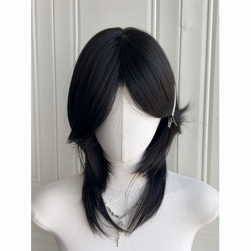 Split Wolf Tail Anchovy Head High Other Wig
