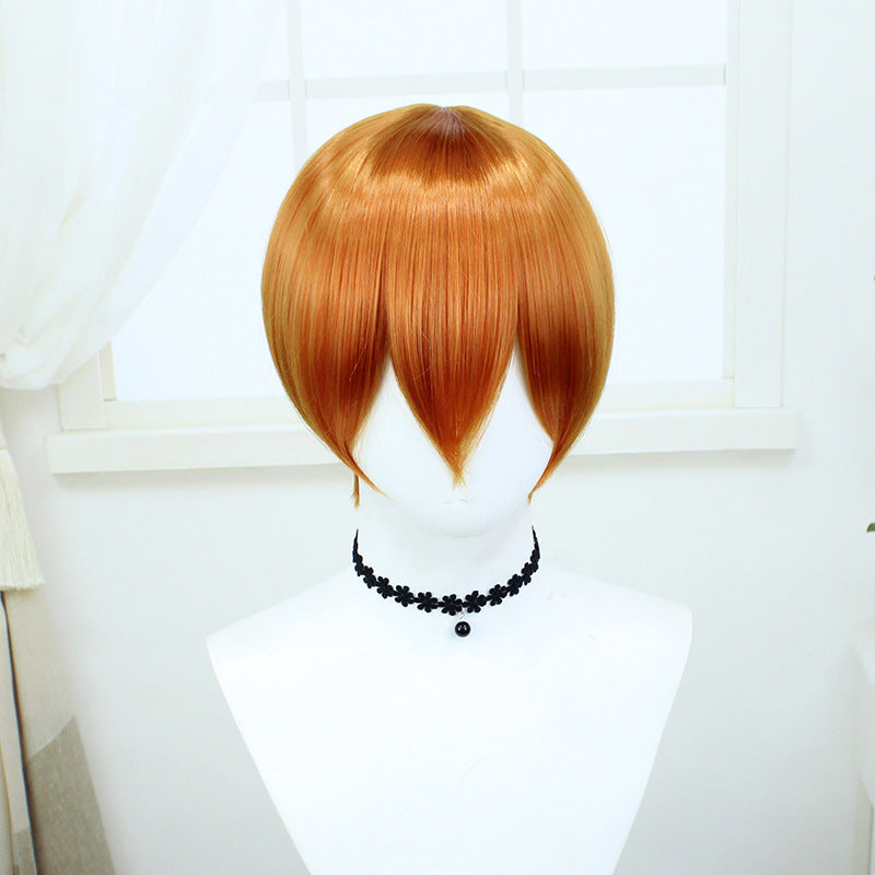 Feeling Face Repair Fiber Hair Short Scalp Cos Wig