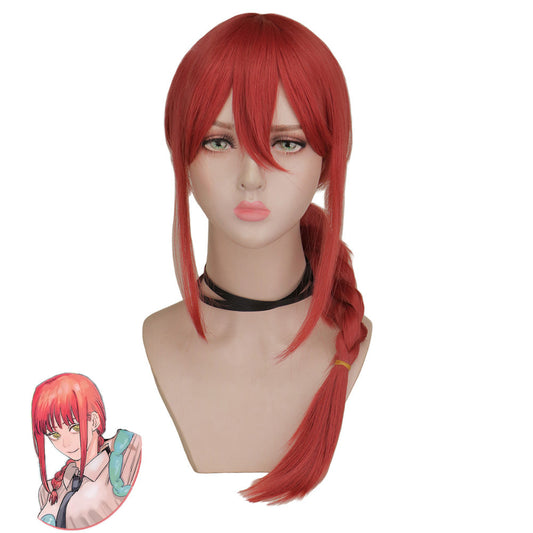Saw Rose Red Twist Braid Face Collection Early Cos Wig