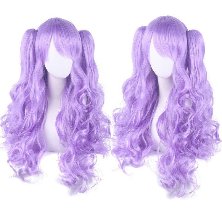 Anime Lolita Jaws Clamp Pair Ponytail Sheath Cos Wig