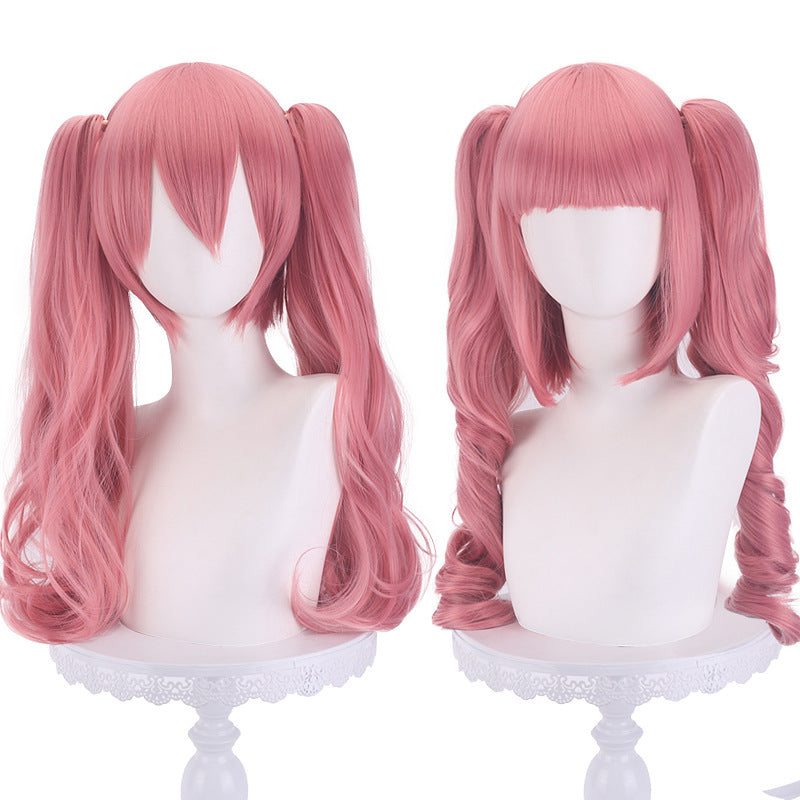 One Piece Princess Ghost Pink Double Cos Wig