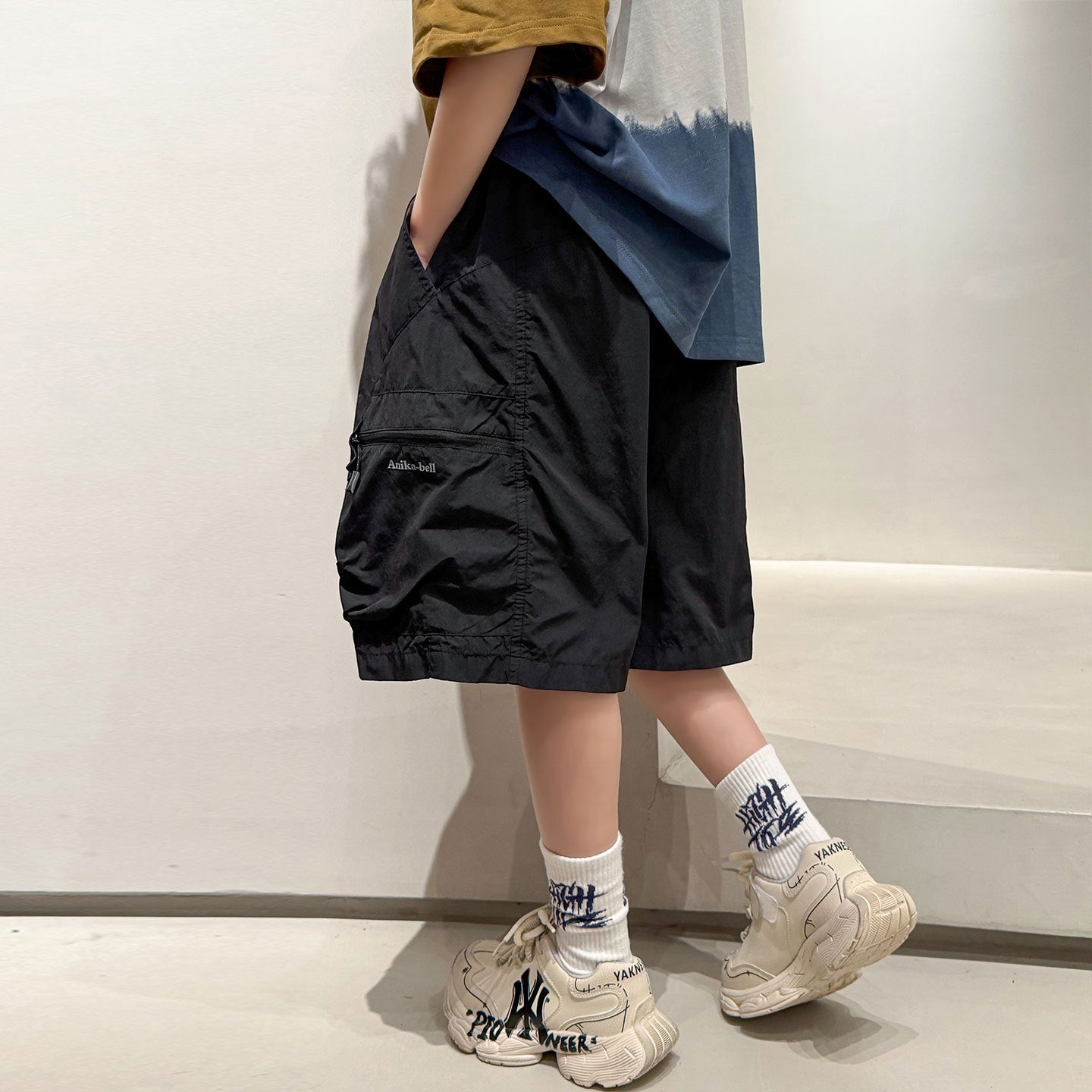 Boys Cargo Shorts Summer Middle The Big Fifth Children's Pants