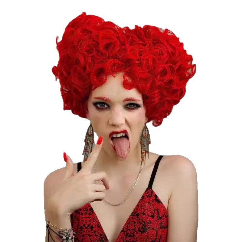Alice In Wonderland 2 Red Queen The Mirror Adventure Witch Cos Wig
