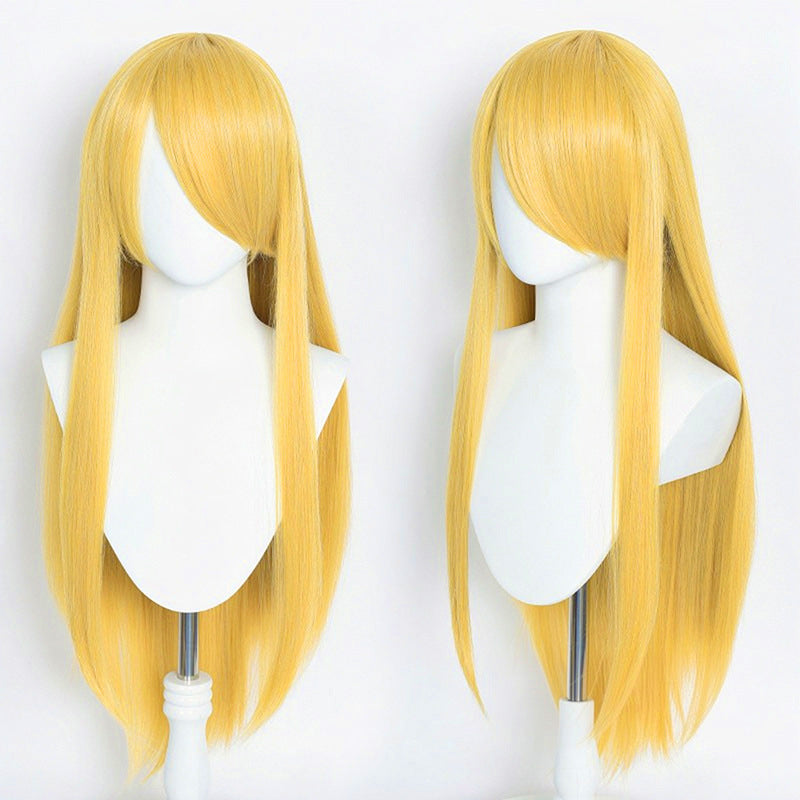 Universal Hair Cm Rose Net Color Woolen Long Straight Wig