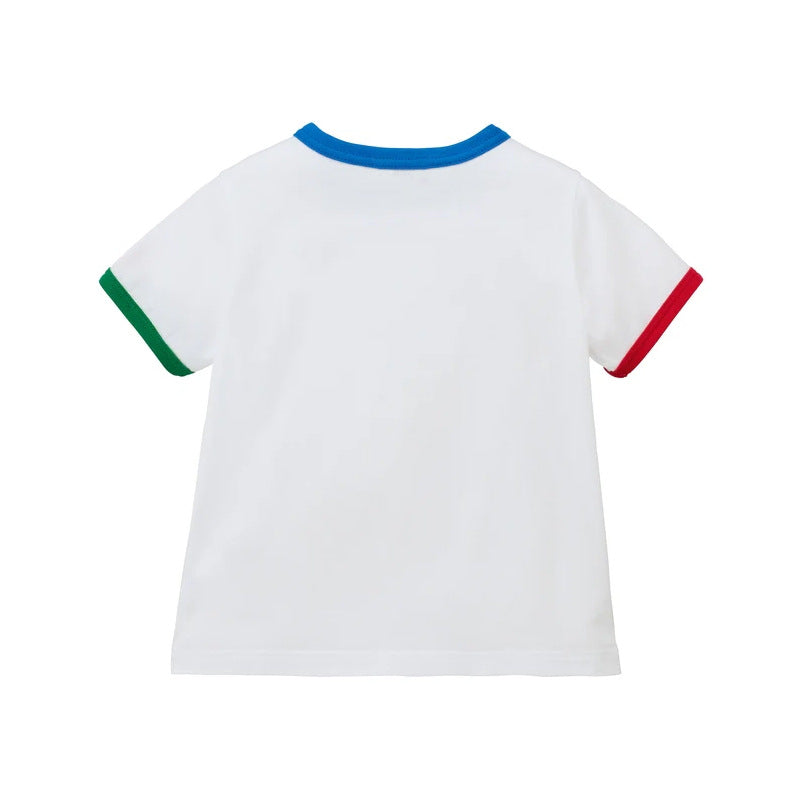Children's Summer Round Neck Top Boys Cartoon Cute Game Bear Rabbit Children's T-shirt