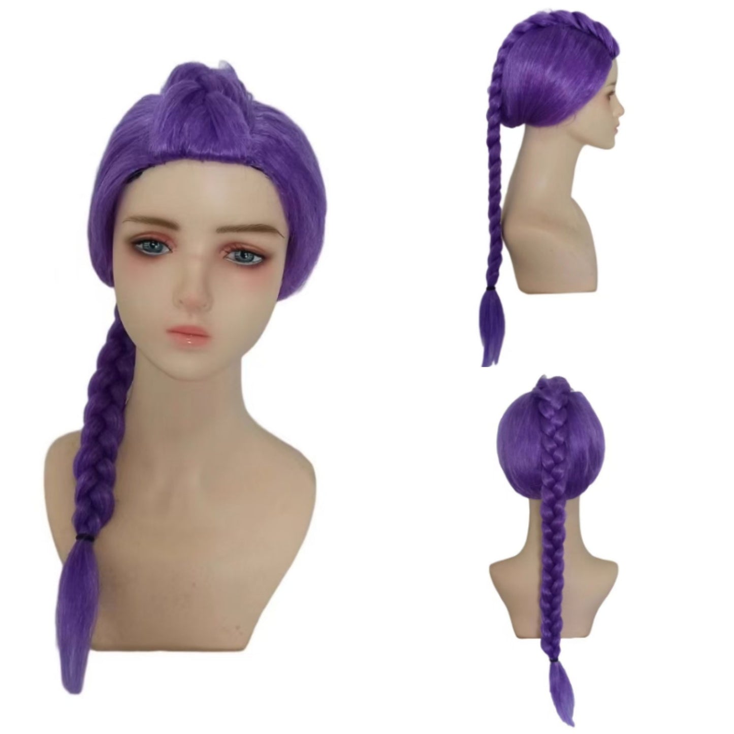 Witch Hunting Group Mira Rose Red Long Straight Cos Wig