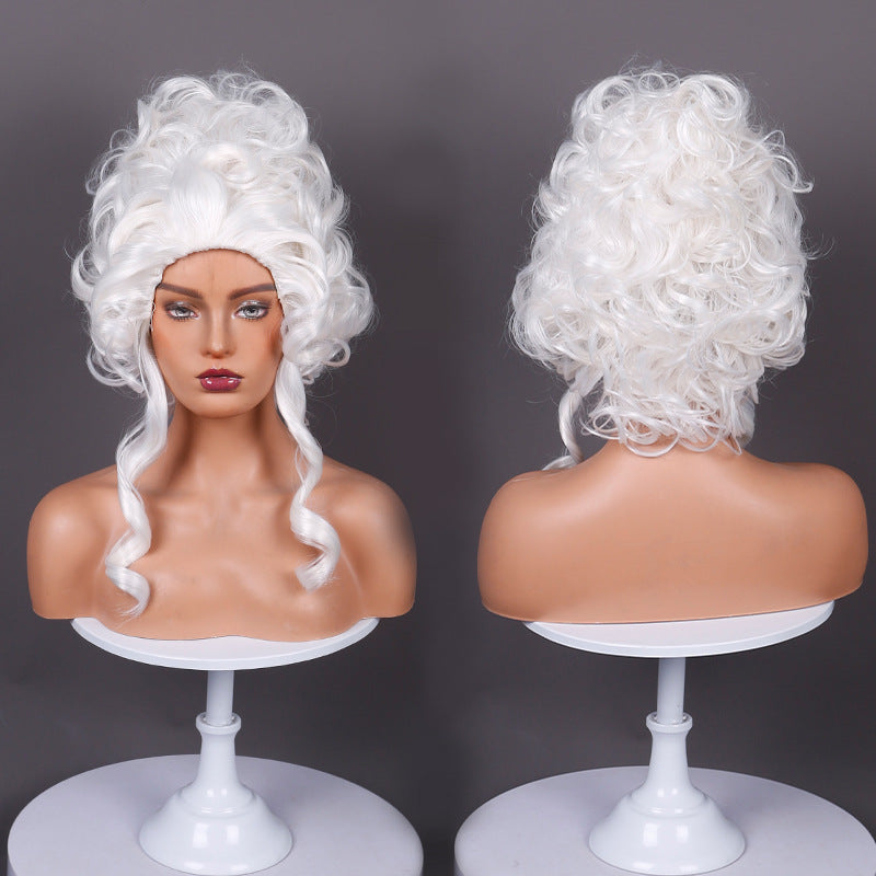 Stylish Cardamom Mary Antoinette Court Queen Cos Wig